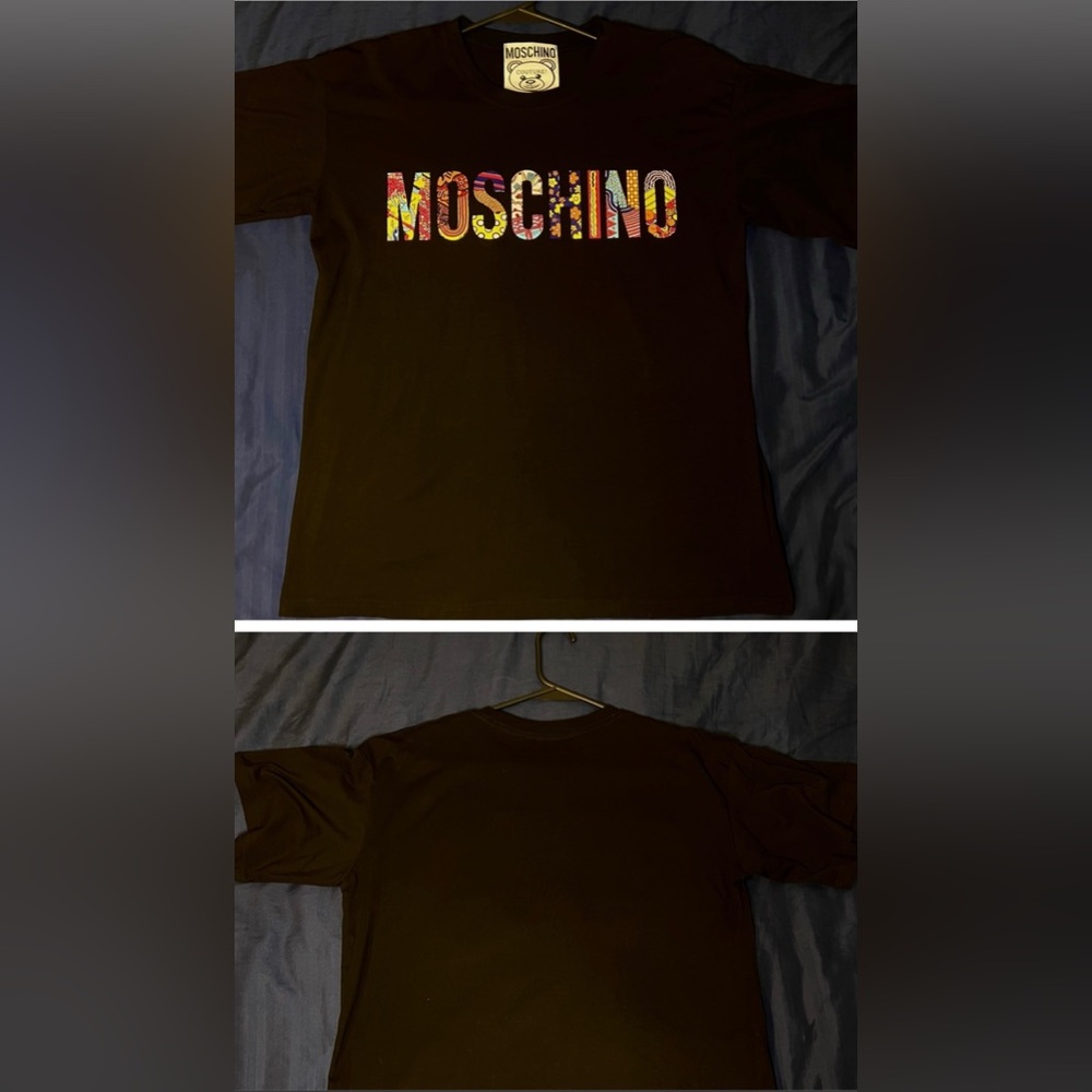 Moschino multicolor shirt excellent condition worn for 1hr perfect condition